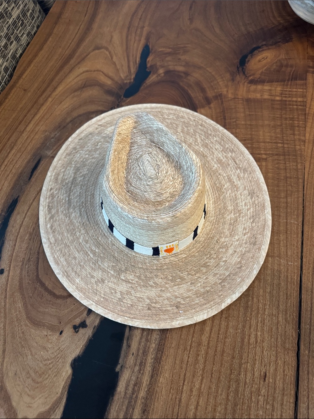 Sunshine Tienda Straw Wide-Brim Sun Hat never worn - Picture 2 of 5